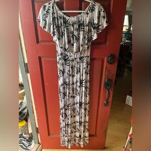 Black and White Maxi Dress